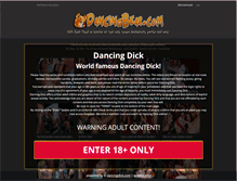 Tablet Screenshot of dancingdick.com